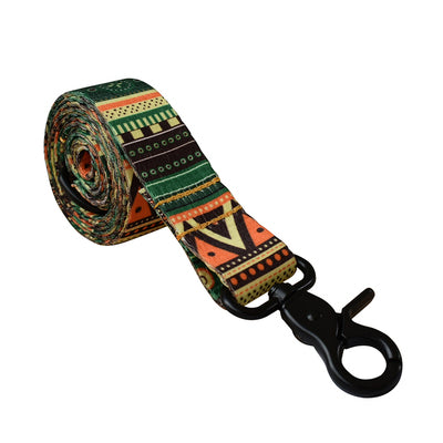 KFX-6556605 Nylon Printed Dog Collar and Leash Set for Puppies – Adjustable Size Options Available