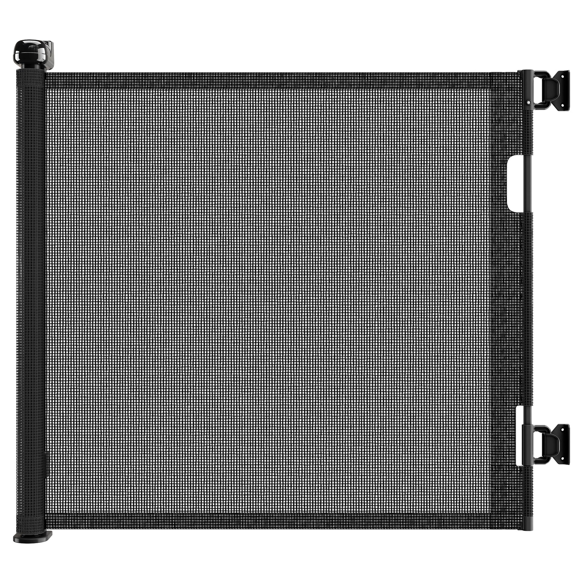 KFX-6560061 Retractable Safety Baby Gate, Mesh Dog Gate for Doorways and Stairs - 55 Inch Wide, 33 Inch Tall, Indoor and Outdoor Use