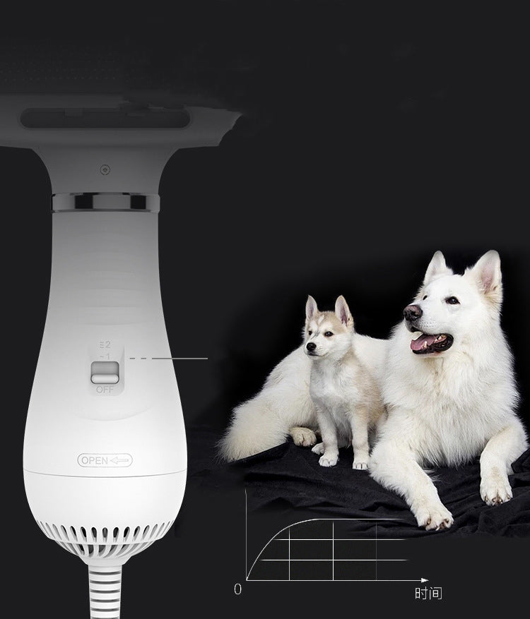 KFX-6560189 Pet Brush Hair Dryer with Adjustable Air Volume for Dogs and Cats - PD-9800