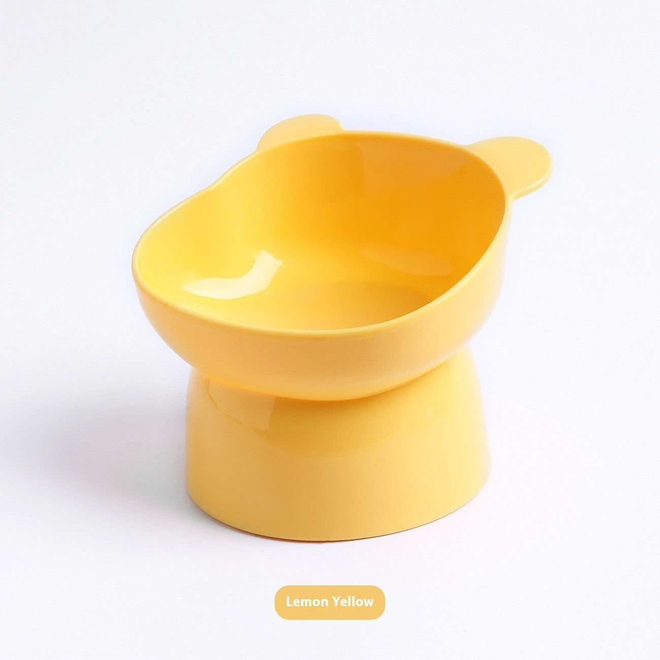 KFX-6560573 Oblique High Foot Anti-Tumble Pet Bowl for Cats and Dogs - Available in Multiple Colors