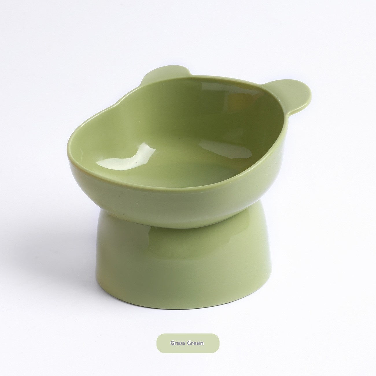 KFX-6560573 Oblique High Foot Anti-Tumble Pet Bowl for Cats and Dogs - Available in Multiple Colors