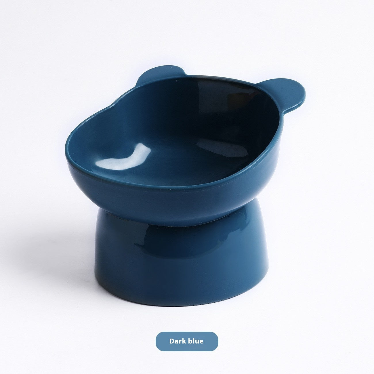 KFX-6560573 Oblique High Foot Anti-Tumble Pet Bowl for Cats and Dogs - Available in Multiple Colors