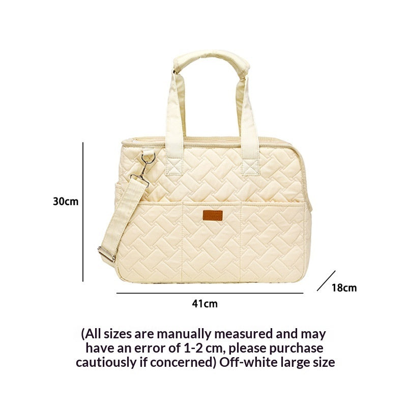 KFX-6560829 Lightweight Beige Canvas Crossbody Pet Carrier Bag for Cats
