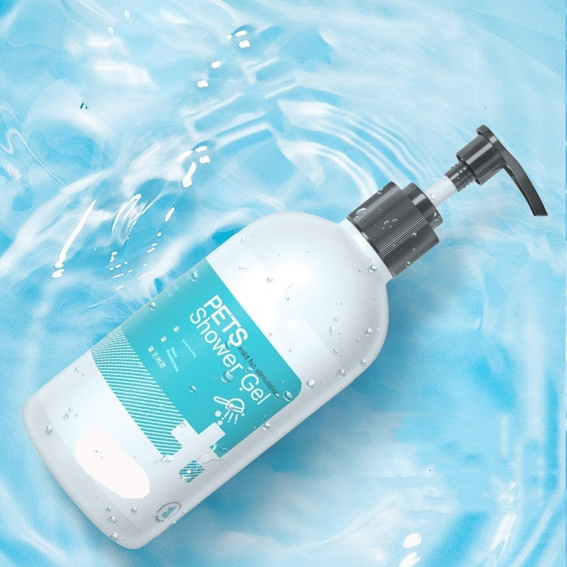 KFX-6562237 Nourishing Cat Bath Lotion & Pet Shampoo for Flea Removal and Deodorizing - 500ml
