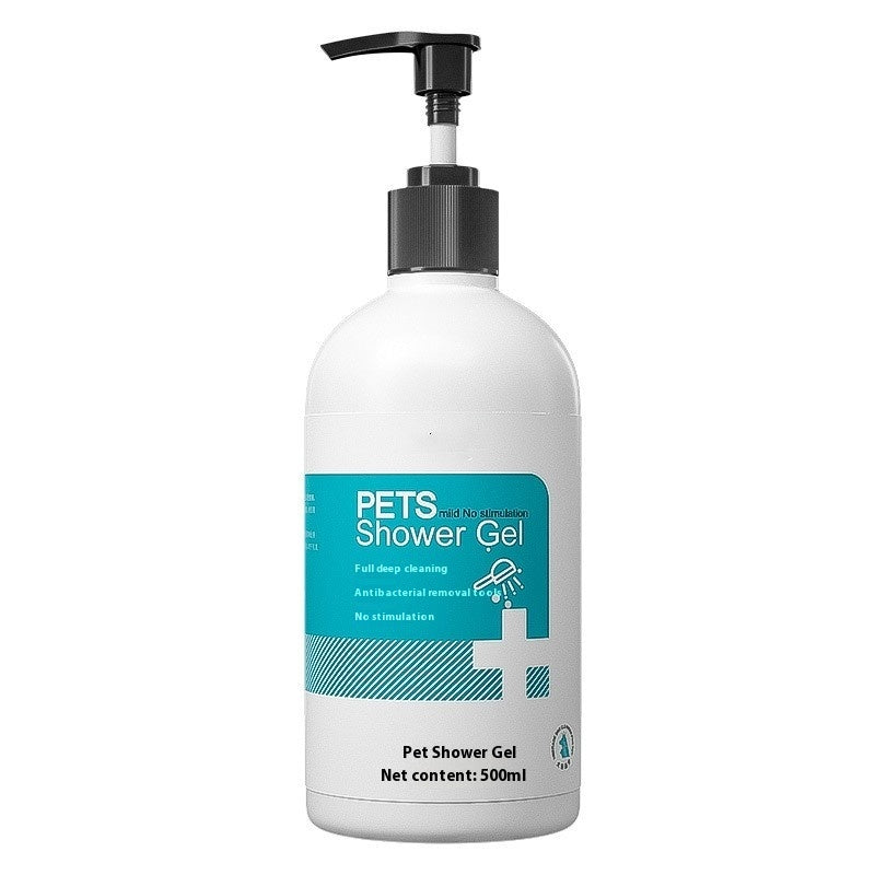 KFX-6562237 Nourishing Cat Bath Lotion & Pet Shampoo for Flea Removal and Deodorizing - 500ml