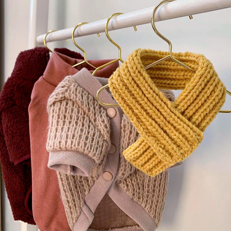 KFX-6568125 Knitted Pet Sweater for Autumn and Winter in Various Colors and Patterns
