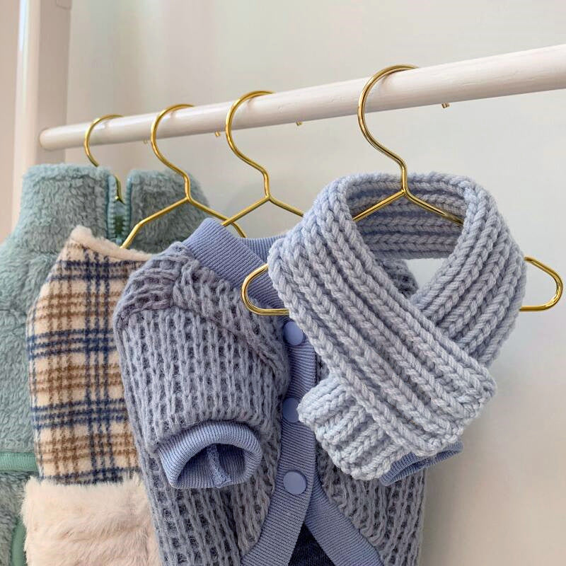 KFX-6568125 Knitted Pet Sweater for Autumn and Winter in Various Colors and Patterns