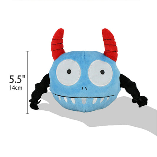 KFX-6569789 Vibrating Dog Toy Ball with Plush Cover for Small & Medium Dogs