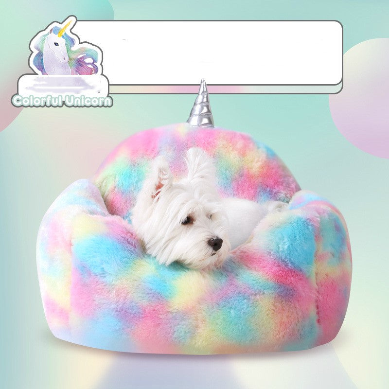 KFX-6570173 Washable and Removable Dog Kennel for Small and Medium Pets in Aesthetic Ice Cream Colors