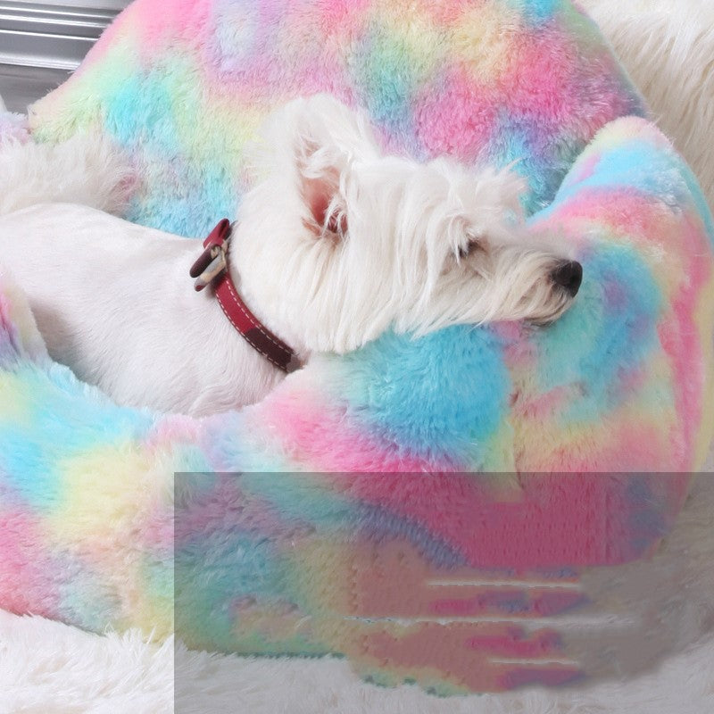 KFX-6570173 Washable and Removable Dog Kennel for Small and Medium Pets in Aesthetic Ice Cream Colors