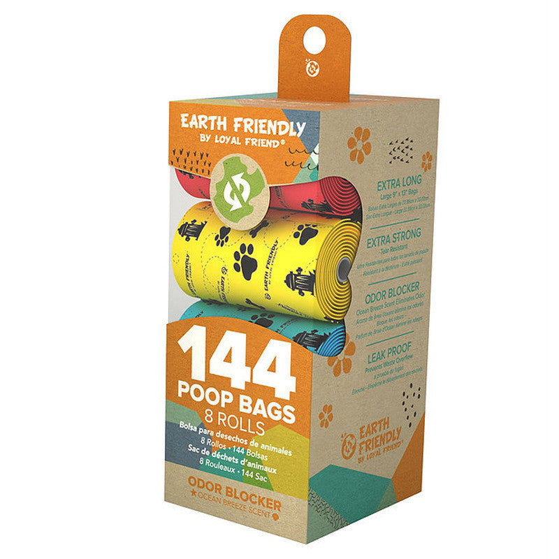 KFX-6572349 Degradable Pet Waste Bags - Leak-Proof and Easy to Use, Eco-Friendly Solution for Dogs and Cats, 72 or 144 Bags per Set