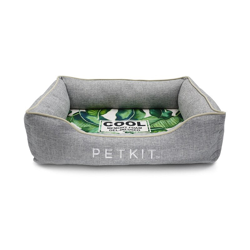 KFX-6574141 Reversible Pet Cooling and Heating Mattress with Memory Cotton and Oxford Fabric Base
