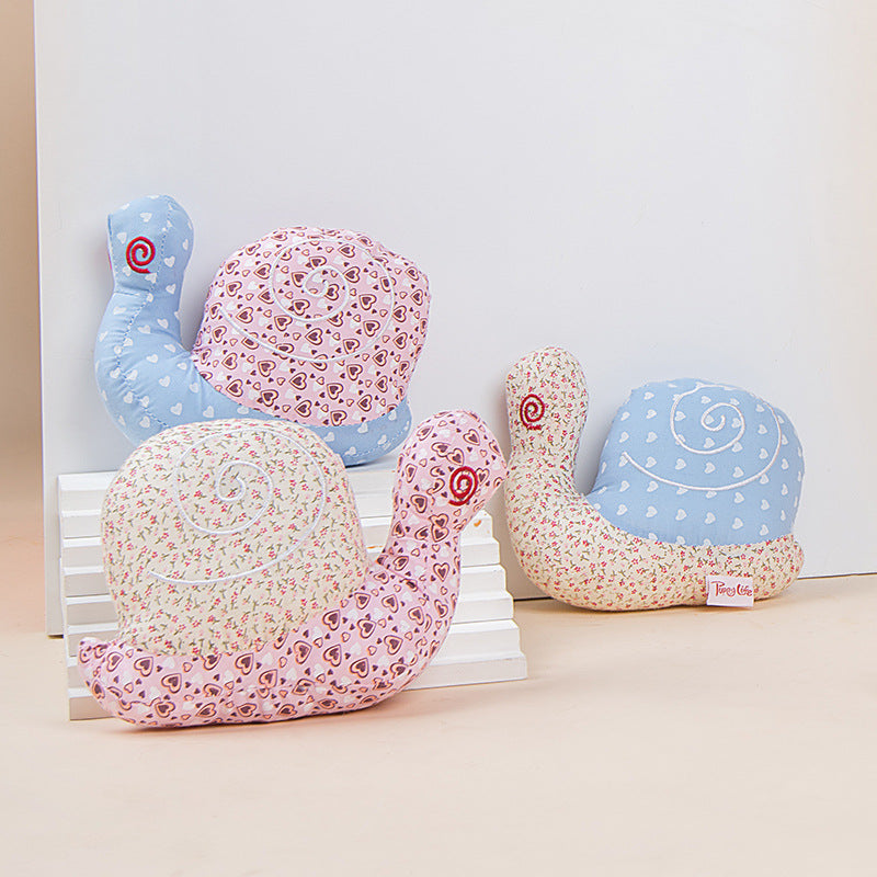 KFX-6576701 Interactive Snail Plush Dog Toy - Cotton Biting Toy for Dogs