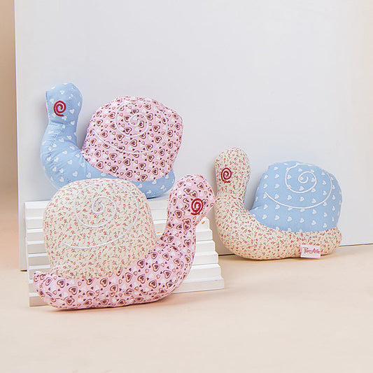 KFX-6576701 Interactive Snail Plush Dog Toy - Cotton Biting Toy for Dogs
