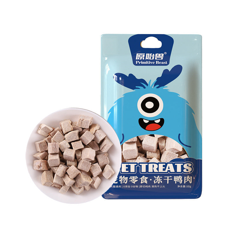 KFX-6581693 Freeze-Dried Chicken, Salmon, Egg Yolk & Fish Snacks for Dogs and Cats