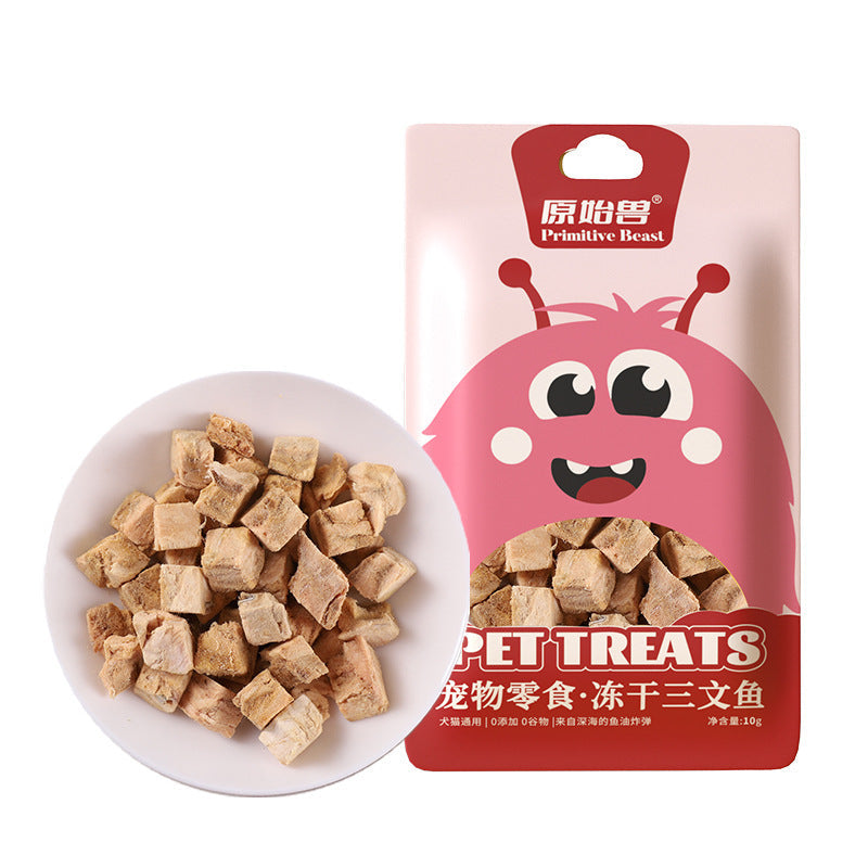 KFX-6581693 Freeze-Dried Chicken, Salmon, Egg Yolk & Fish Snacks for Dogs and Cats