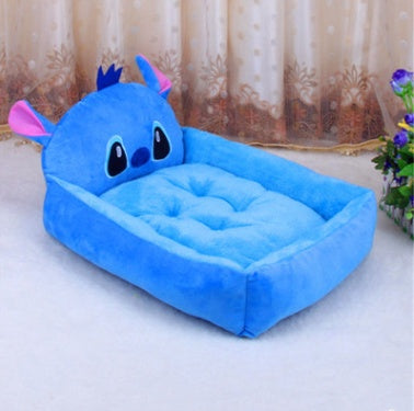 KFX-6585661 Removable Washable Teddy Cartoon Pet Nest for Large Dogs – Comfortable Dog Bed Mat in Various Sizes