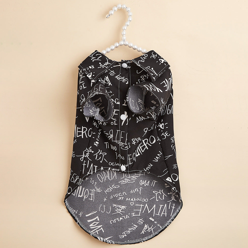 KFX-6587197 I Love Your Printed Cotton Dog Shirt for Small Dogs - XS to XL Sizes Available