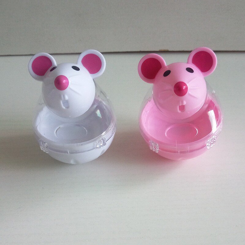 KFX-6587581 Interactive Pet Feeder Mouse Tumbler Toy for Cats and Dogs - Durable, Non-Toxic, Automatic Treat Dispenser