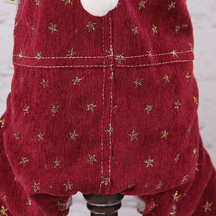 KFX-6592445 Hooded Sweatshirt for Dogs – Cozy Polyester Pet Outerwear in Wine Red & Smoke Gray
