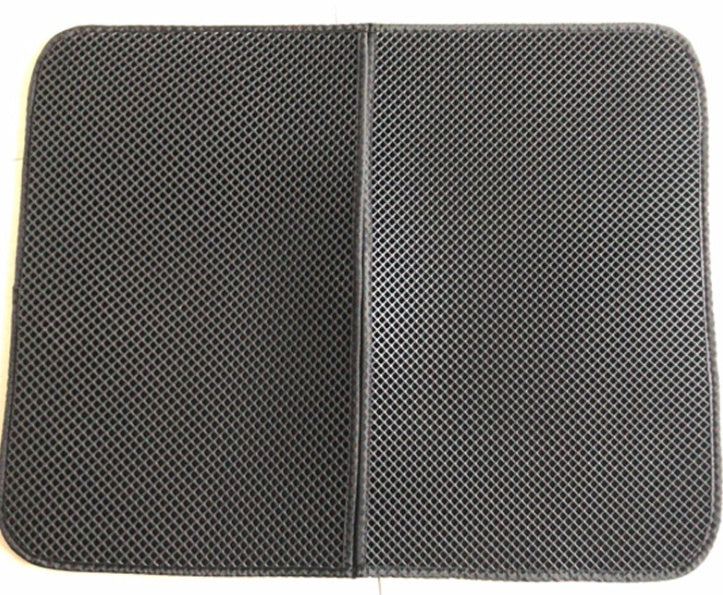 KFX-6592957 Waterproof Double Layer EVA Cat Litter Mat with Honeycomb Design for Easy Cleaning and Maximum Protection