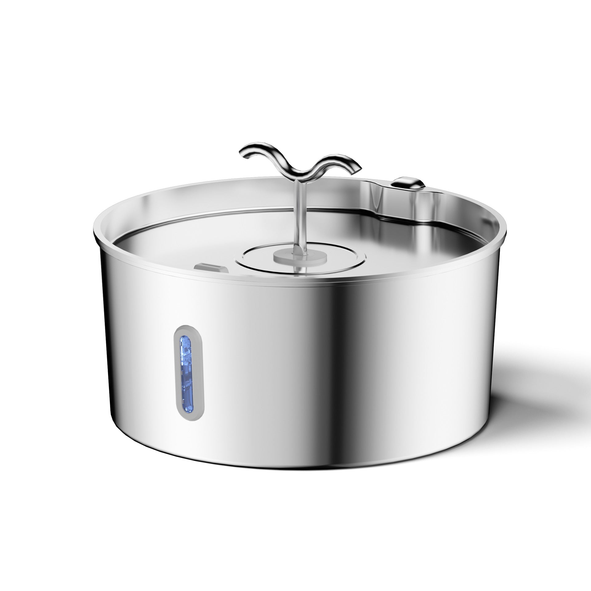 KFX-6593213 Large Capacity 7L Pet Bowl with Stainless Steel Floating Design for Cats and Dogs
