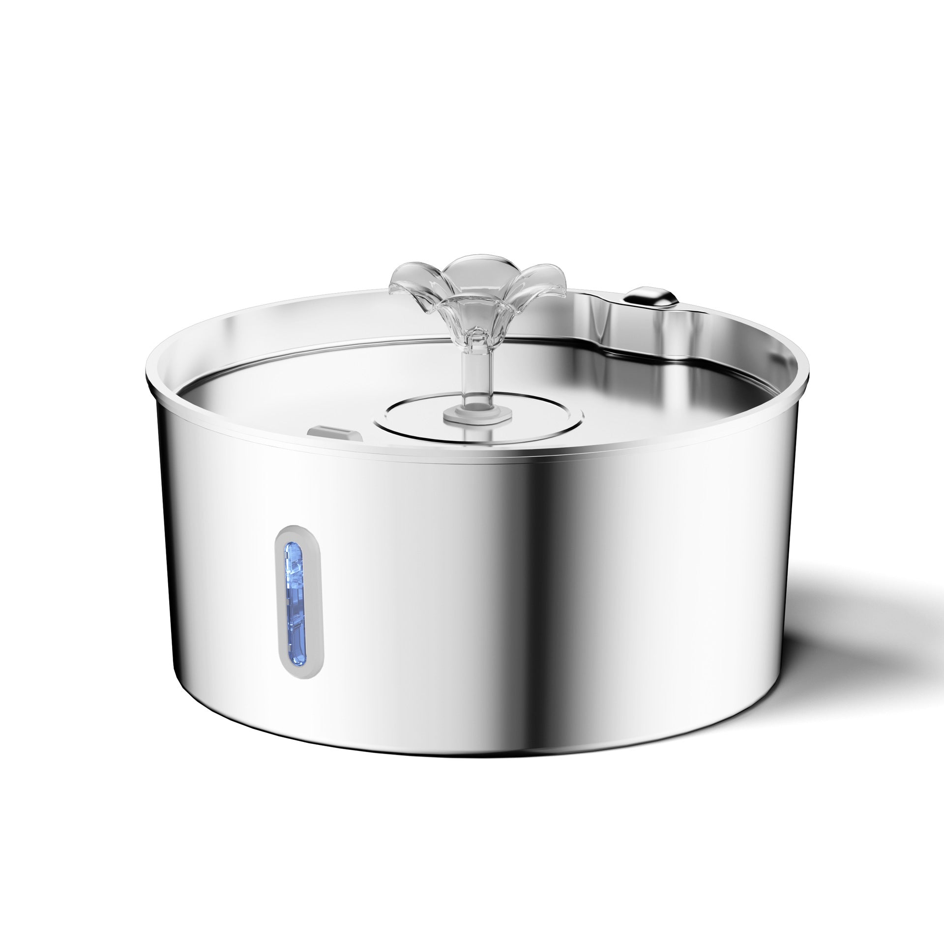 KFX-6593213 Large Capacity 7L Pet Bowl with Stainless Steel Floating Design for Cats and Dogs