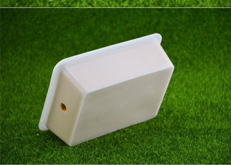 KFX-6597949 Pet Ant Flat Gypsum Nest with Feeding Box - Yellow, 17.5x5x12.5cm, 10mm Aperture