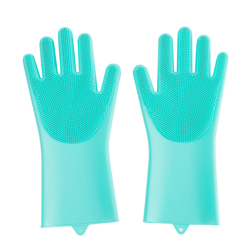 KFX-6598717 Silicone Pet Grooming Glove for Dogs and Cats - Massage and Shedding Brush