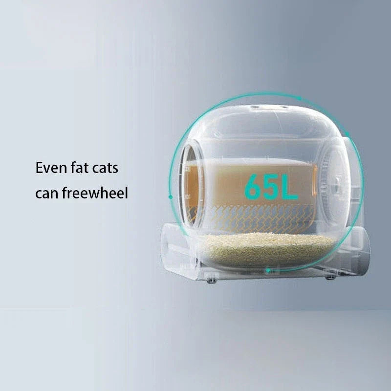 KFX-660051 Large Self-Cleaning Cat Litter Box with Intelligent Control and Easy Clean Features