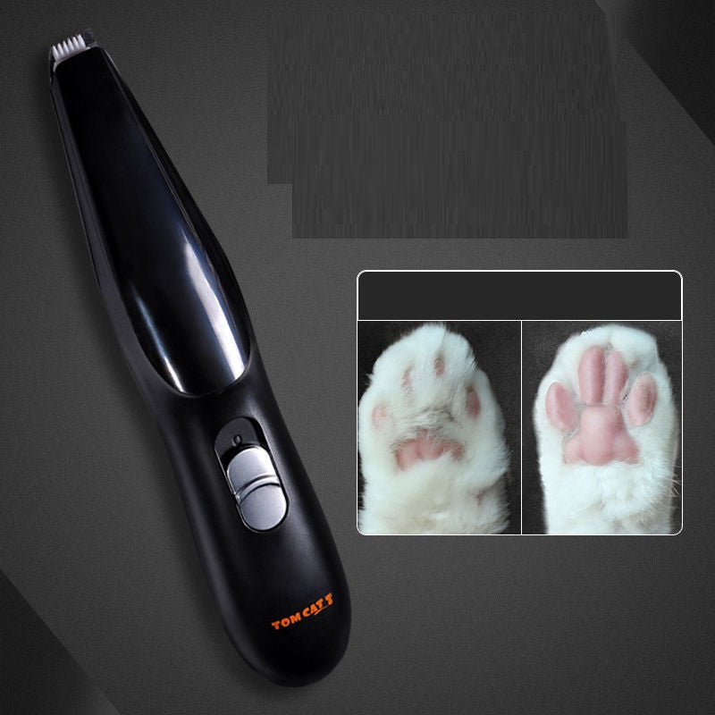 KFX-6604477 Ceramic Blade 2.4V Silent Pet Cat Foot Shaver with Accessories