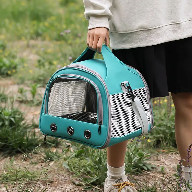 KFX-6605117 Portable Foldable Birdcage Bag for Small Pets - Parrots, Hamsters, and Pigeons - Available in Two Sizes