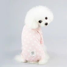 KFX-6611005 Cotton Four-Legged Dog Clothing - Sizes S to XXL with Adjustable Fit
