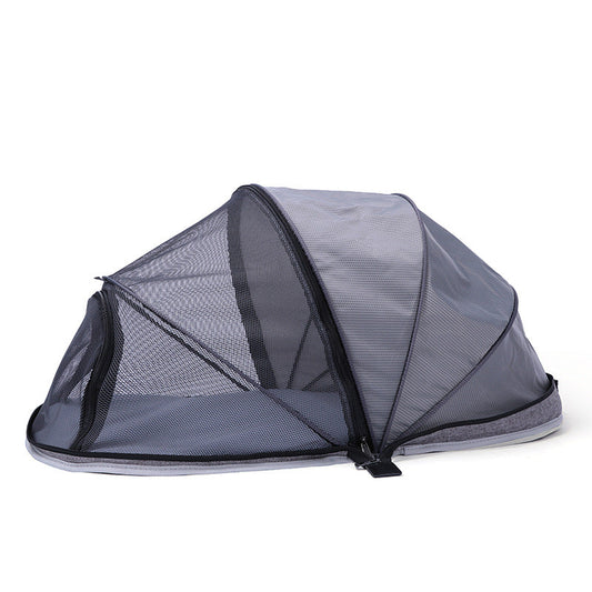 KFX-6613437 Portable Folding Pet Tent for Cats - Travel Camping Bed - Easy Set Up