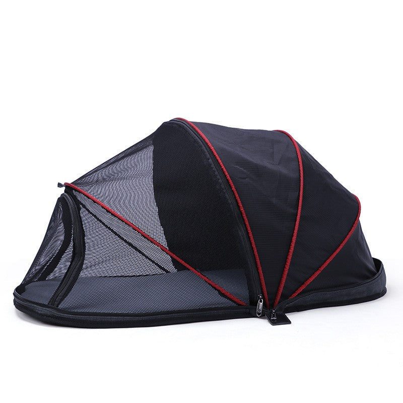 KFX-6613437 Portable Folding Pet Tent for Cats - Travel Camping Bed - Easy Set Up