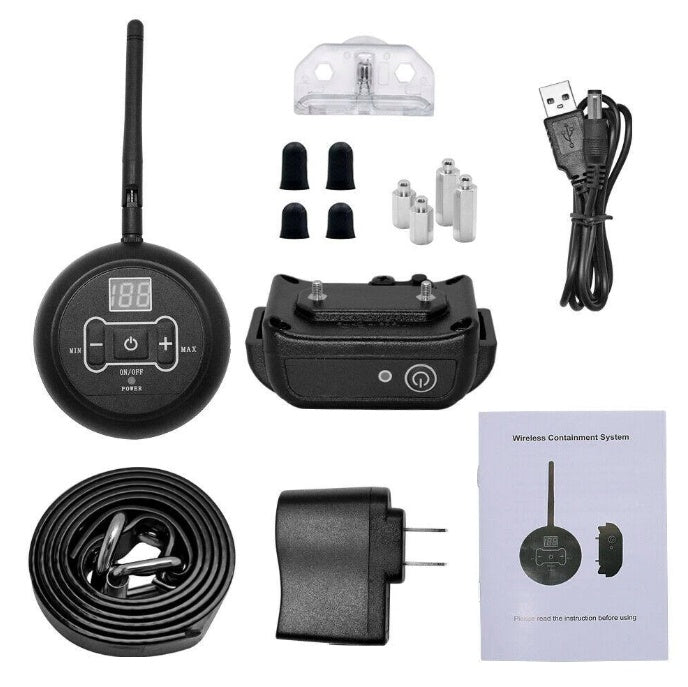 KFX-6614077 Wireless Dog Training and Bark Control Device with Remote 500m Range