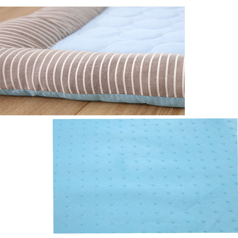 KFX-6616253 Cooling Pet Mat for Dogs and Cats - Soft Ice Silk Breathable Bed for Summer Sleeping - Available in Multiple Sizes