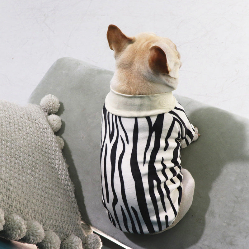 KFX-6619453 Cozy Double-Fleece Sweater for Small Dogs - Autumn and Winter Styles in Beige, Pink, Royal Blue