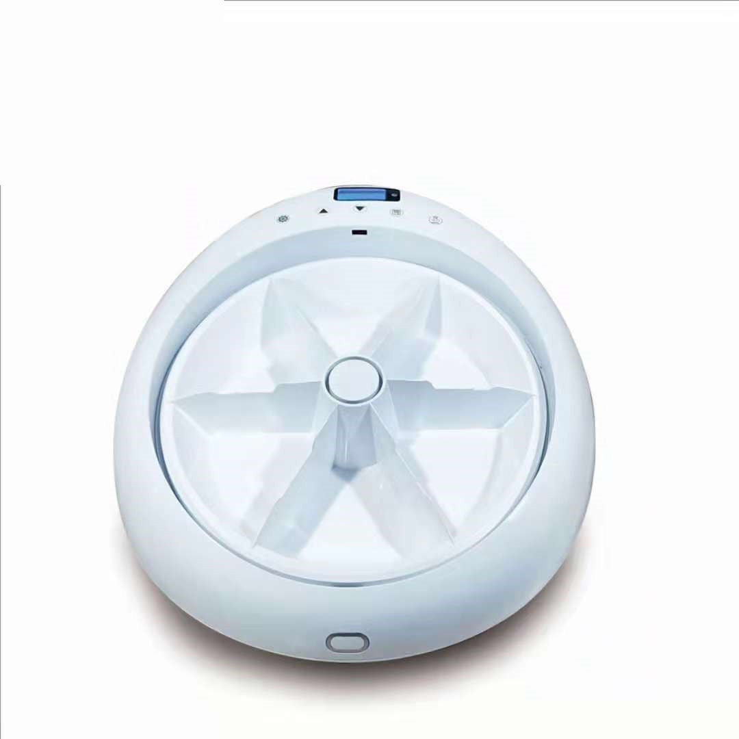 KFX-6620349 Automatic Six-Hole Feeder with Voice Reminder for Dogs and Cats