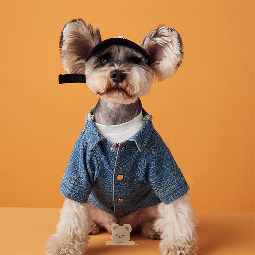 KFX-6621757 Floral Polka Dot Casual Shirt Dress for Puppies – Cotton Material, XS to XXL Sizes
