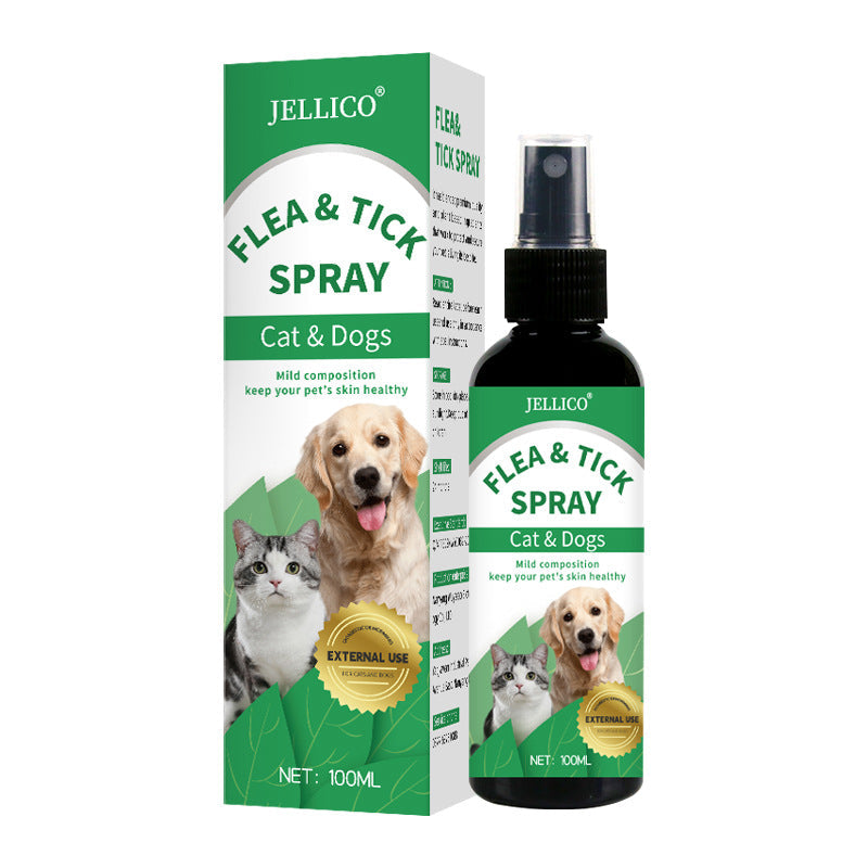 KFX-6622013 Pet Skin Itching Relief Spray for Dogs and Cats - 100ml Insecticide Solution