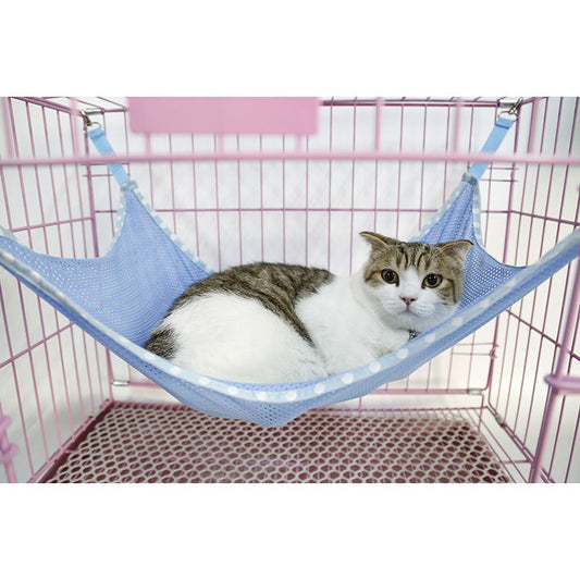 KFX-6623805 Breathable Mesh Cat Hammock for Comfortable Relaxation - Small & Large Sizes Available