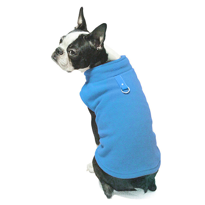 KFX-6624317 Thickened Pet Dog Coat with Soft Fabric for Cold Weather - 8 Stylish Colors Available