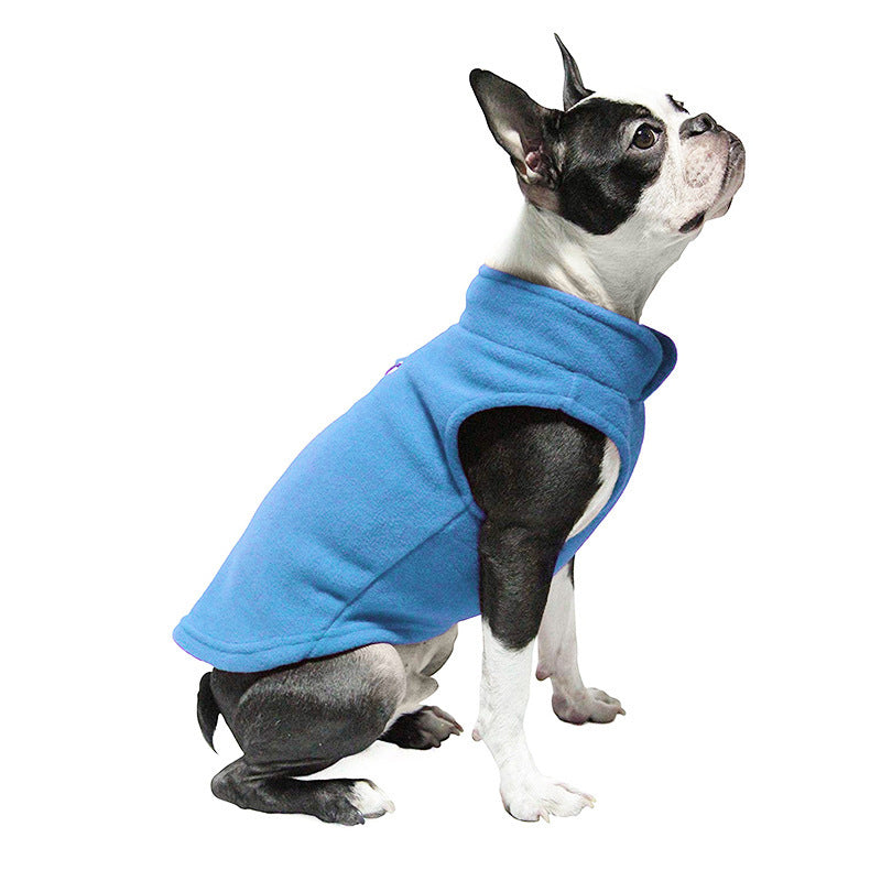 KFX-6624317 Thickened Pet Dog Coat with Soft Fabric for Cold Weather - 8 Stylish Colors Available