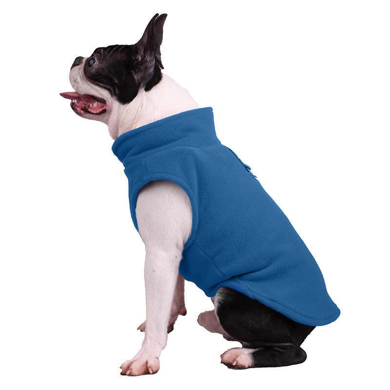 KFX-6624317 Thickened Pet Dog Coat with Soft Fabric for Cold Weather - 8 Stylish Colors Available
