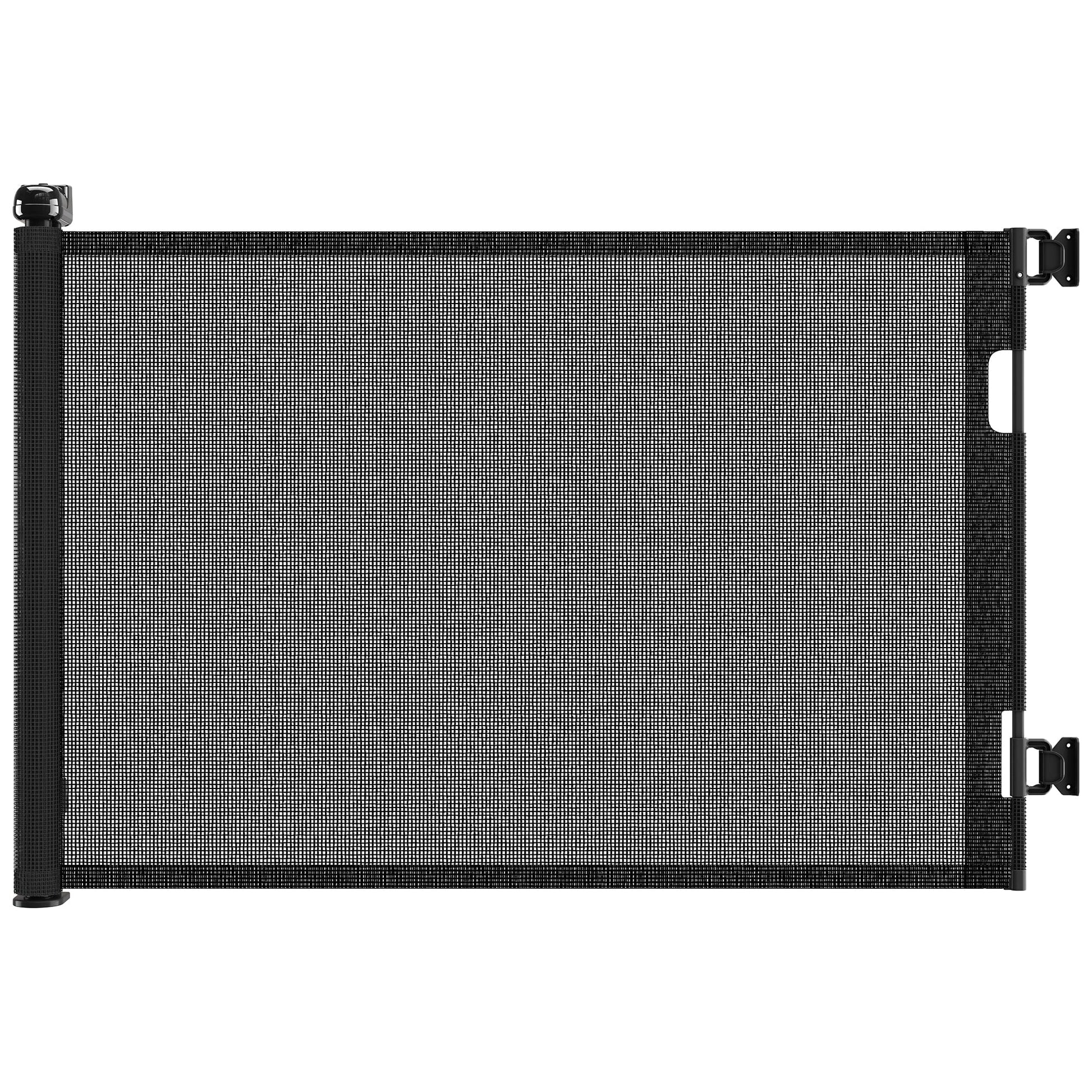 KFX-6625597 Retractable Child Safety Gate for Doorways, Indoor & Outdoor Use, 76" Wide, 33" Tall, Adjustable Mesh Design