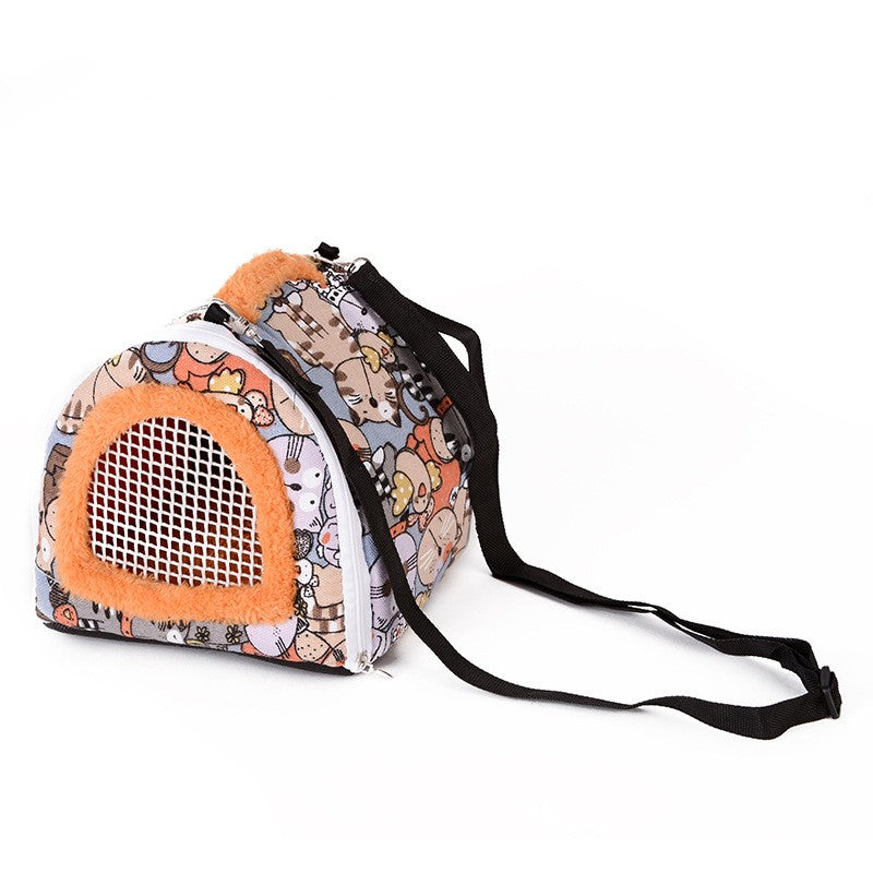 KFX-6626365 Cozy Hamster Nest Backpack for Outdoor Adventures
