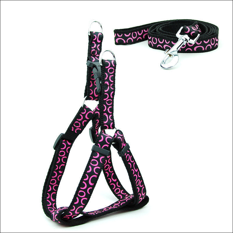 KFX-6629181 Adjustable Cat and Dog Leash with Chest Strap, Durable PP Material