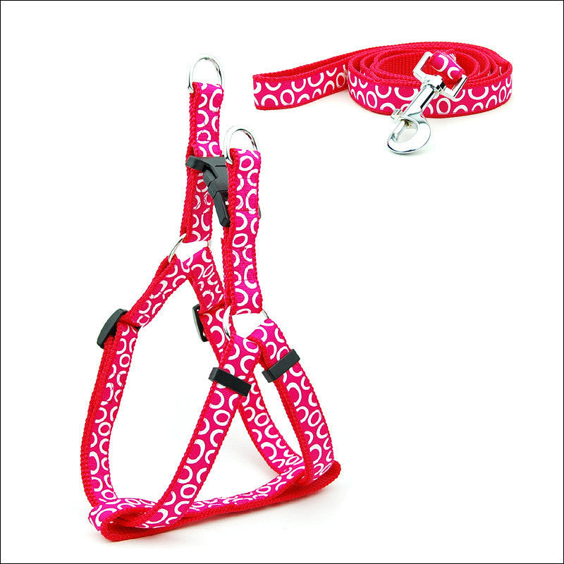 KFX-6629181 Adjustable Cat and Dog Leash with Chest Strap, Durable PP Material