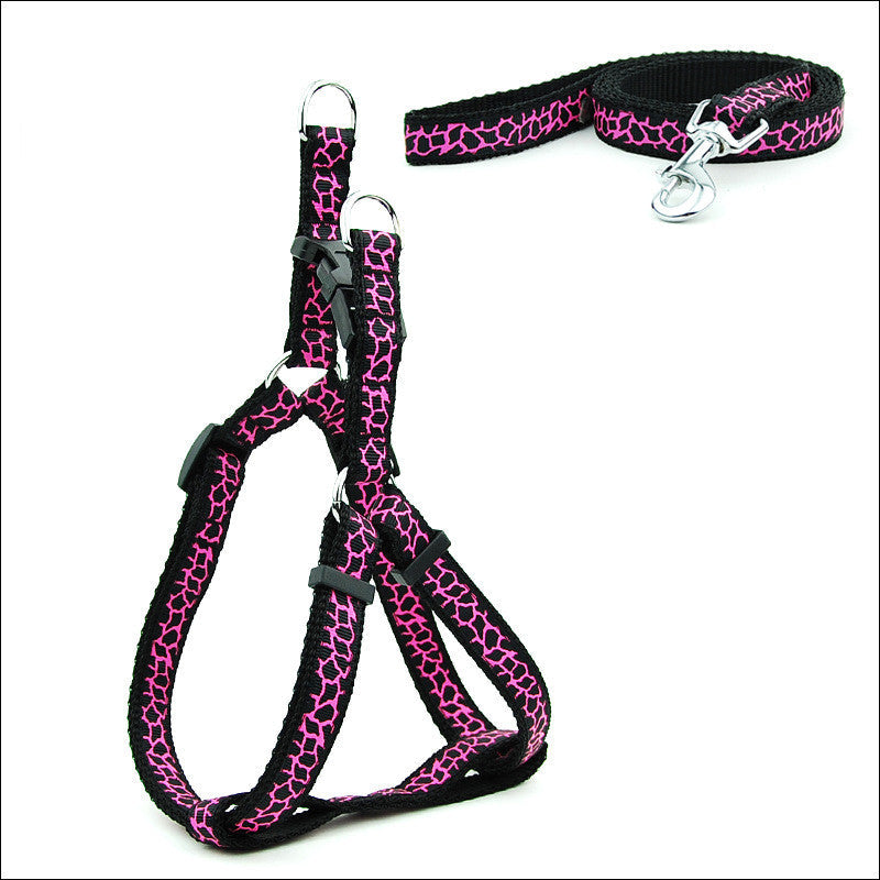 KFX-6629181 Adjustable Cat and Dog Leash with Chest Strap, Durable PP Material